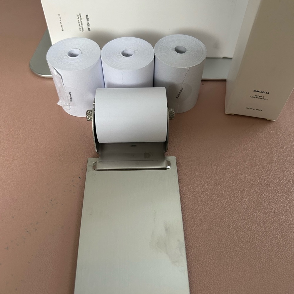 Paper Planning Roller and Refill Rolls